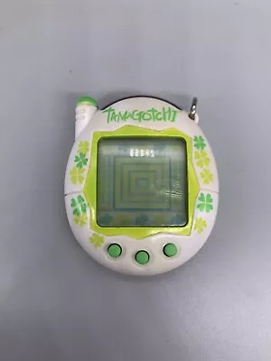 RARE Tamagotchi Connection White Green With Clover Shamrock- V3 2004 English • £100