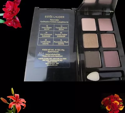 $25.99 • Buy Estee Lauder Pure Color 6 EyeShadow Palette Ivory Slipper Tranquil Moon New 