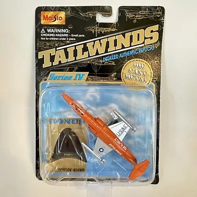 Maisto Tailwinds Diecast F-104 Orange Starfighter Plane W/ Stand Series IV NEW • $12