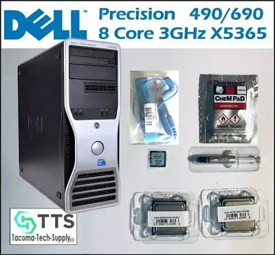 DELL Precision 490/690 Matched Pair Quad Core 3.0GHz X5365 SLAED XEON CPUs • $119