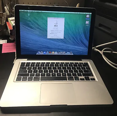 Apple MacBook Pro A1278 13  INTEL C2D 2.4GHZ 4GB 250GB Maverick￼ OS Cracked Scre • $70