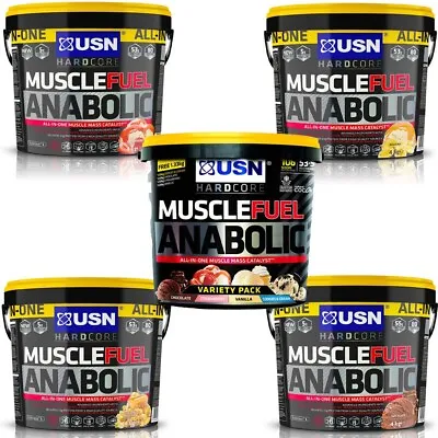 £69.99 • Buy USN Muscle Fuel Anabolic All In One 4kg / 4000g Powder - ALL FLAVOURS
