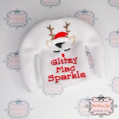 £4.50 • Buy Personalised Name Of The Elf Jumper Prop Clothes Naughty That Sits On A Shelf