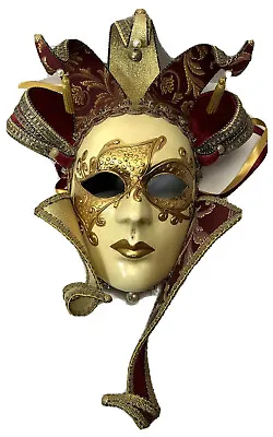 Artisan Mardi Gras Style Mask Made In Venezia Italy! • $119.10