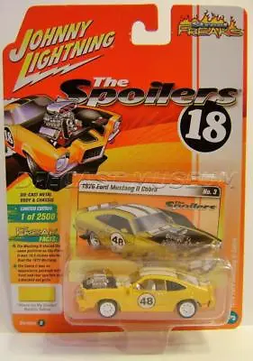 1976 '76 Ford Mustang Ii Cobra V/b The Spoilers 18 Johnny Lightning Diecast • $7.95