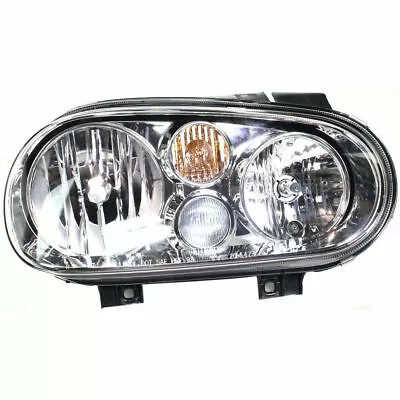 Halogen Head Lamp Assembly Rh Fits Volkswagen Cabrio With Fog Lamps Vw2503114 • $217.35