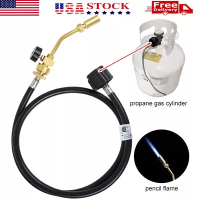 Mapp Propane Gas Tank Turbo Torch Hose Adapter Kit Brazing Soldering Welding US • $27