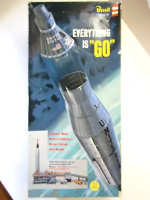 Revell 1:110 Scale Mercury Capsule & Atlas Booster Model Kit #H-1833:250 Vintage • $78.26