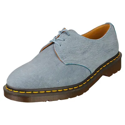 Dr. Martens 1461 Made In England Mens Blue Platform Shoes - 9 UK • £112.49