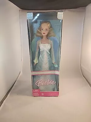 2006 Barbie Doll Holiday Angel Mattel Shimmery Wings Light Blue Dress - NEW • $18.99