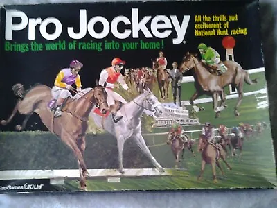 £21.95 • Buy Vintage Rare Pro Games Pro Jockey Horse Racing Board Game 