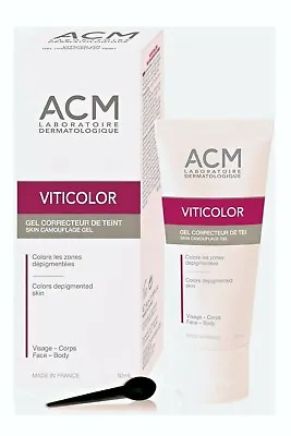 Skin Camouflage Gel VITICOLOR Vitiliginous Skin Coloration Face And Body 50ml • $25.16