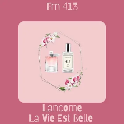 £9.50 • Buy FM 413 Pure Perfume For Her, Womans Fragrance BNIB 50 Ml Spray