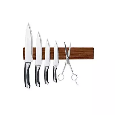 Walnut Magnetic Knife Holder 12 Inch Wooden Knife Magnetic Strip For Wall Coo... • $29.73