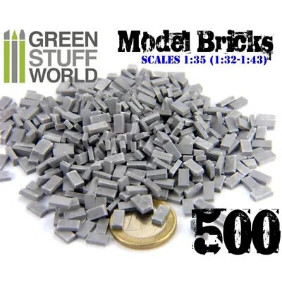 £12.99 • Buy Grey Model Bricks Scales 1:32-1:43 | Green Stuff World Scenics & Basing