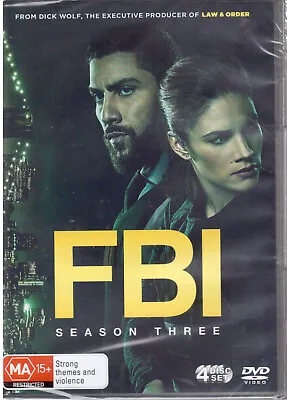 FBI Season 3 Three DVD NEW Region 4 • $29