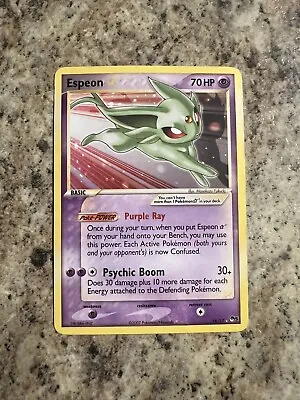 2007 Pokemon Espeon Gold Star 16/17 Pop Series 5 • $2500