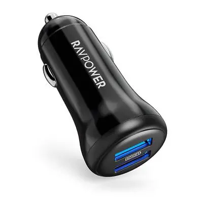 Car Charger RP-PC106 24W/USB Type-A 2-port/Car Charger • $7.99