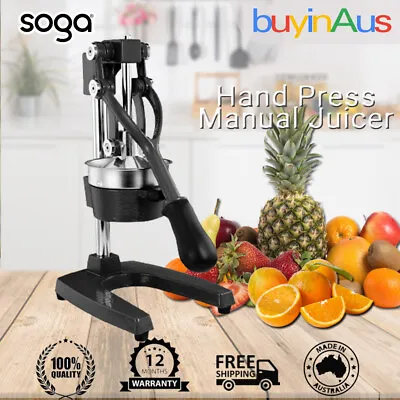 SOGA Commercial Hand Press Juice Extractor Manual Juicer Squeezer Orange Citrus • $99.90