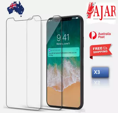 3X IPhone Tempered Glass Screen Protector For 15 14 13 12 8 7 6 Pro/Max/Plus/XS. • $6.99