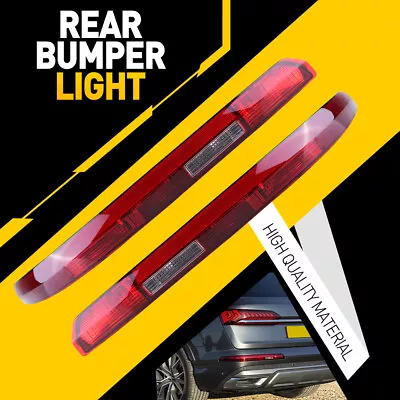 Pair Rear Bumper Stop Lamp Light Reflector For Audi Q7 2016 2017 2018 2019 2020 • $112.99