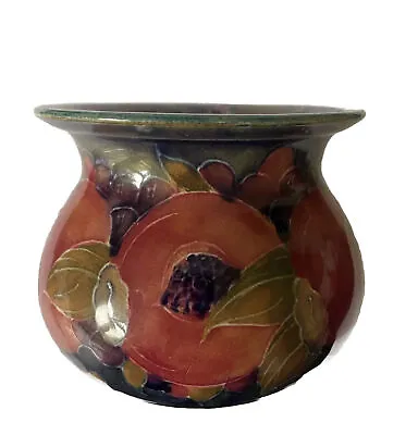 William Moorcroft Signed Pomegranate Pot • £225