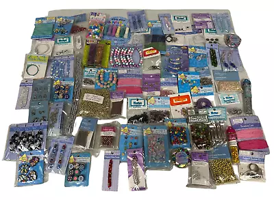 4  POUNDS - Huge Lot Of Mixed Beads Findings Charms Jewelry Making Supplies NEW • $34.99