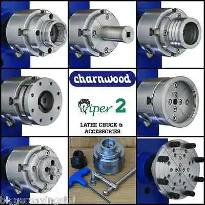 Charnwood Viper 2 Lathe Chuck Or Accessories - Jaws - Face Plate - Bowl - Case • £23