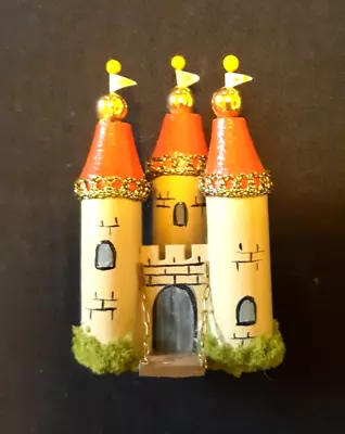 Vintage Dollhouse Miniature Artist Made Toy Castle • $9.99