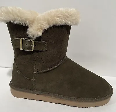 Style & Co Women's Tiny 2 Olive Warm Boots Size 7 • $24.99