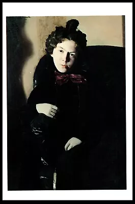 VTG Postcard Portrait Anna Petrovna Ostroumova 1901 Konstantin Somov Russia • $3.99