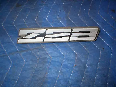 1982-1992 Camaro Z28 Rocker Panel Emblem  GM GREY/BLACK /SILVER 3 TONE ORIGINAL • $36.95