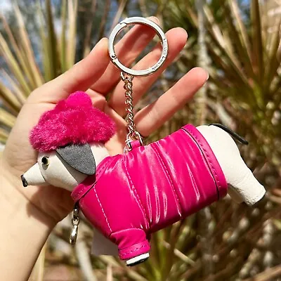 Kate Spade Novelty Festive Pink Claude Dachshund Dog Key Fob Bag Charm K9252 • $59
