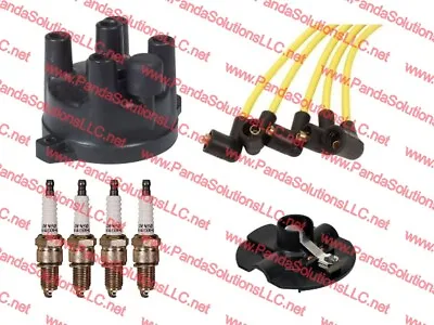 Tune Up Kit For YALE Forklift Truck GP040RDCapRotorSpark PlugsWire Set • $89