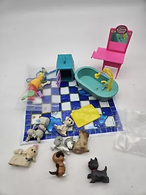 Vintage 1992 Littlest Pet Shop Blue Playset Kenner LPS + Figures • $59.99