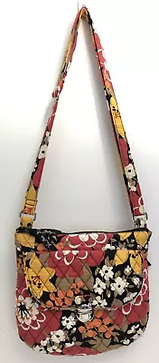 Vera Bradley Bittersweet Crossbody Hipster Purse Push Lock Front Pocket GUC • $9.99