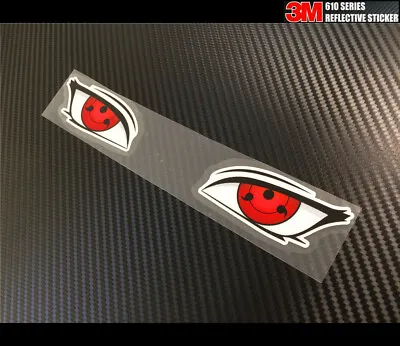 Reflective Itachi Uchiha Sasuke Sharingan NARUTO Anime JDM Car Sticker #S01 • $6.40