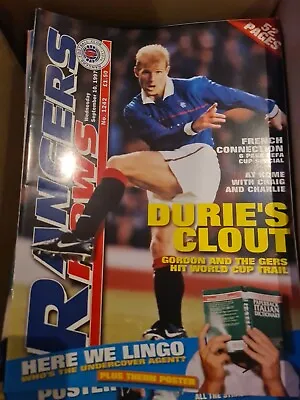 £2 • Buy Rangers News 10/09/1997  Magazine #1242