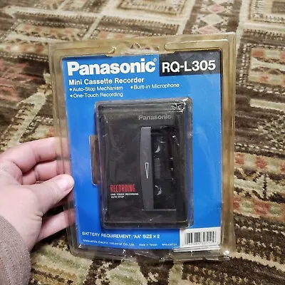 Vintage Panasonic RQ-L305 Mini Casette Recorder Built In Microphone  • $50
