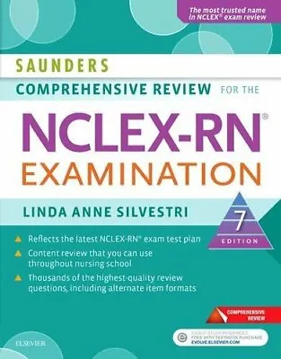 $19.95 • Buy Saunders Comprehensive Review For The Nclex-Rn Examination
