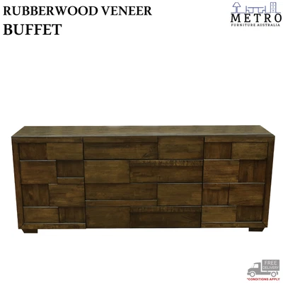 $1198.80 • Buy New Luxury Rubberwood Veneer Buffet Sideboard Hallway Entrance Table, Antique