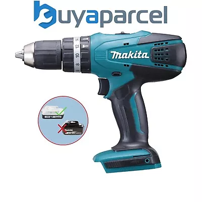 Makita HP457D 18v Cordless Combi Hammer Drill Lithium Ion G-Series Bare BL1815G • £49.43