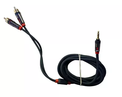 Monster 6-FT 1.82M MINI TO RCA AUDIO CABLE 3.5mm • $14.99