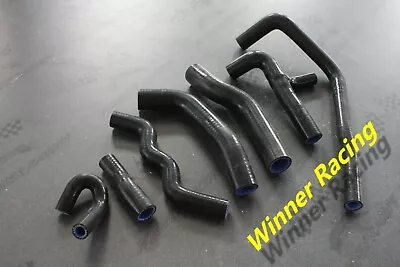 £67.20 • Buy Fit VW Golf GTI MK2 1.8 16V W/o AC 86-91 Silicone Radiator&Heater Hose BLACK