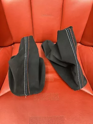 SUEDE STYLE TRI STITCH SHIFT BOOTS 01-06 BMW E30 E34 Z3 E46 E36 MANUAL 5 6 Speed • $30