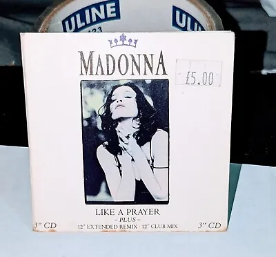 Madonna Like A Prayer 3 Inch Cd  Love Cherish Farther 12 7 Promo Lot Express  • $32.50