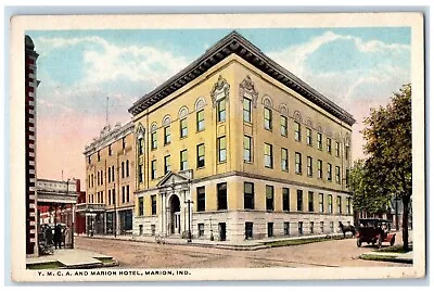 C1930's Y.M.C.A. And Marion Hotel Marion Indiana IN Unposted Postcard • $14.98