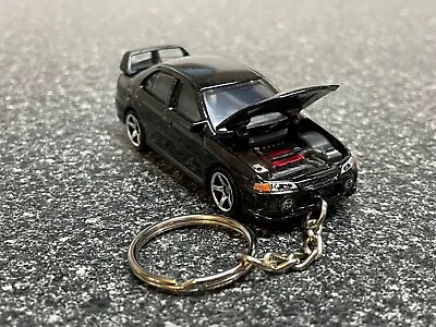 1996 Mitsubishi Lancer EVO IV Black Keychain Matchbox Hot Wheels Evolution • $24.99