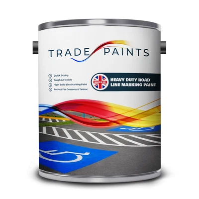 £53.99 • Buy Chlorinated Rubber Road Car Park Line Marking Paint - Touch Dry In 25 Mins 