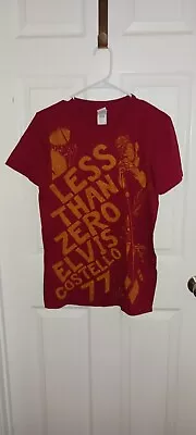 ELVIS COSTELLO 77 LESS THAN ZERO  T-Shirt Size Small • $15